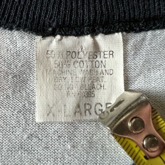 Vtg 80’s Bryan Adams World Wide In 85 Concert Tour T shirt Sz XL Baseball Style - Picture 7 of 11